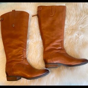 Knee high brown boots